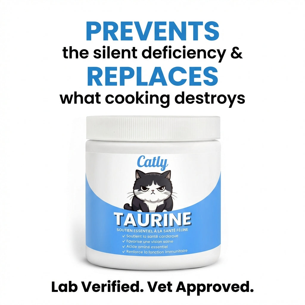 Protect your cat against invisible deficiencies with Catly™ Taurine